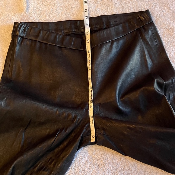 J. Crew Collection leather stretch leggings - Picture 8 of 10